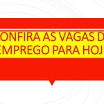 QUER TRABALHAR?