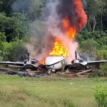 Aviões usados para transportar drogas ao Brasil são destruídos no Peru. Vídeo