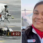Comissária sobrevive após ser arremessada com assento em acidente aéreo em Nova York