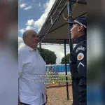 Soldado da PMDF grava cena emocionante com gesto simbólico ao pai. Veja vídeo