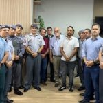 Prefeito e Presidente da Câmara de Castilho participam da solenidade dos 40 anos do 28º BPM/I