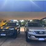 PRF recupera veículo em Água Clara (MS)