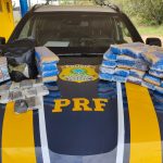 PRF apreende drogas e cigarros contrabandeados durante fiscalização em Água Clara (MS)