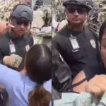 Policiais são flagrados roubando dinheiro de escombros na Venezuela. Veja vídeo