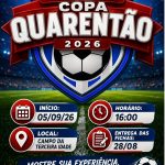 Departamento de Esportes abre inscrições para a Copa Quarentão de futebol de campo