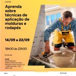 Castilho abre inscrições para curso gratuito de aplicação de molduras e rodapés