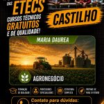 Etec oferece curso técnico gratuito de Agronegócio em Castilho; inscrições são feitas pelo Vestibulinho