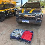 PRF apreende mais de 33 kg de drogas transportadas em veículo de aplicativo em Água Clara (MS)